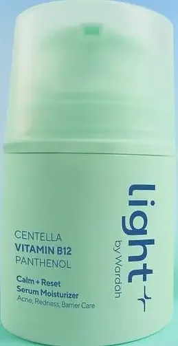 wardah Light+ Calm + Reset Serum Moisturizer