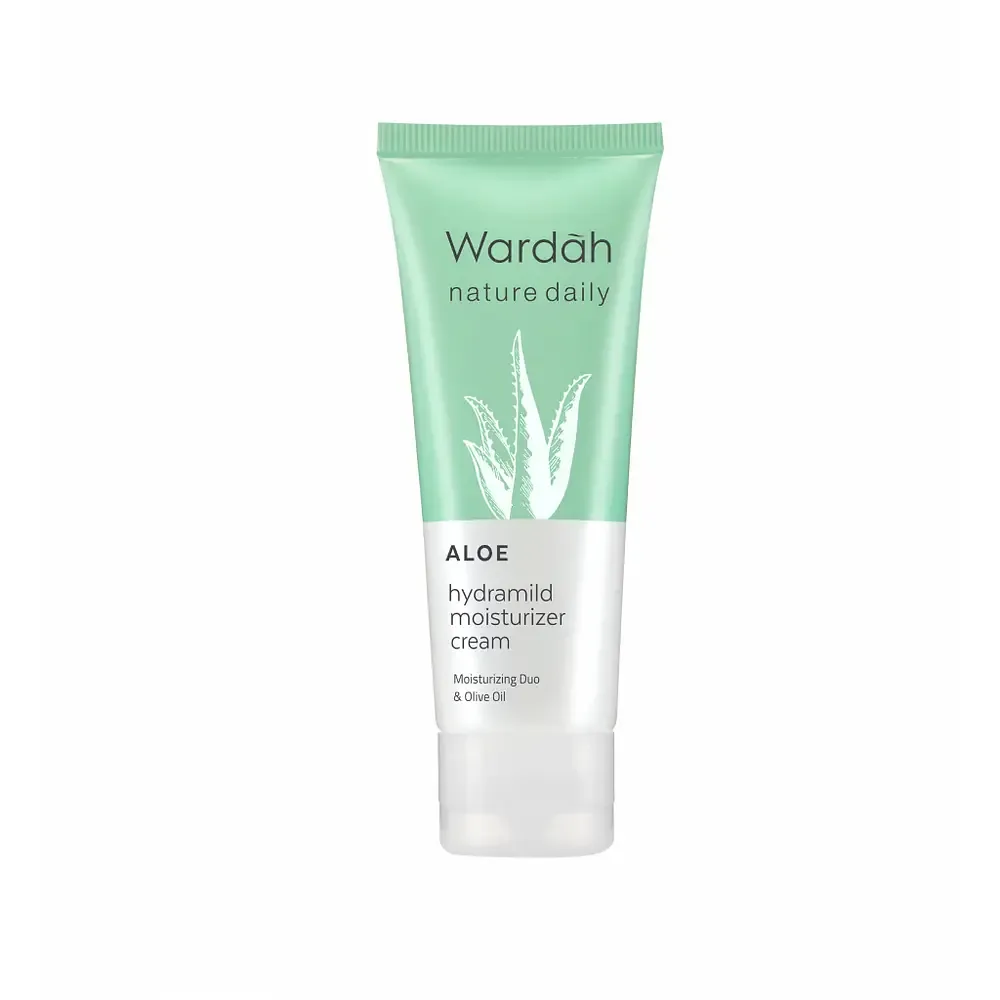 wardah Nature Daily Aloe Hydramild Moisturizer Cream