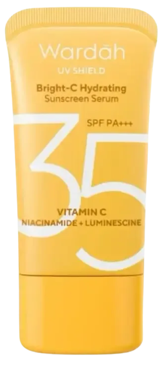 wardah UV Shield Bright-C Hydrating Sunscreen Serum SPF 35