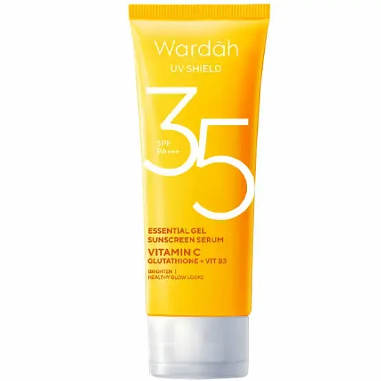 wardah UV Shield Essential Gel Sunscreen Serum SPF 35 PA+++