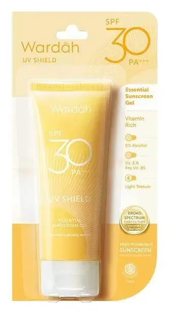 wardah UV Shield Essential Sunscreen Gel SPF 30