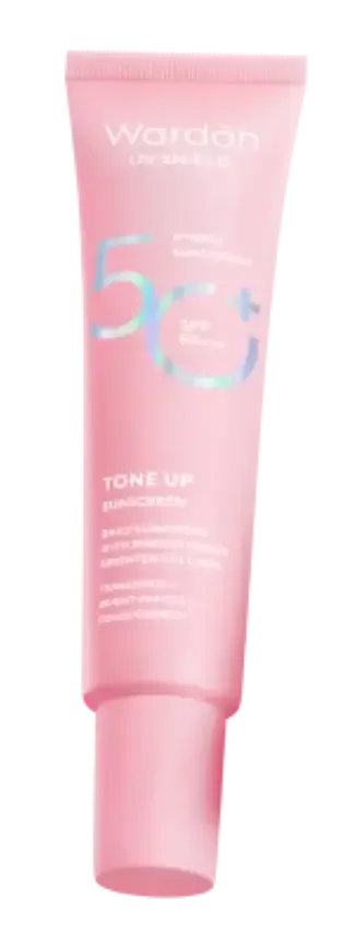 wardah UV Shield Tone Up Sunscreen 50+