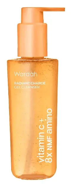 wardah Vitamin C+ 8x NMF Amino Radiant Charge Gel Cleanser