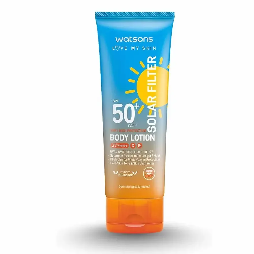 Watsons Very High Protection Solar Filter Body Lotion SPF 50+ PA++++