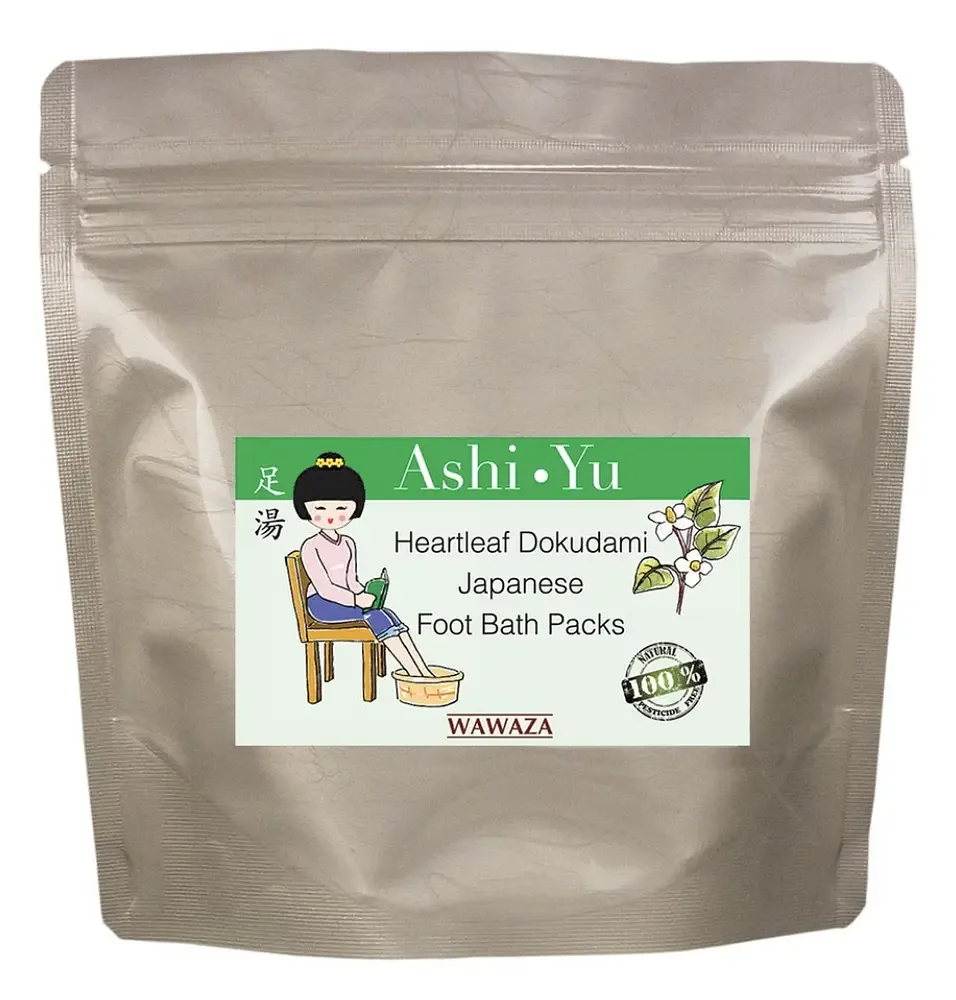 Wawaza Heartleaf Dokudami Japanese Foot Bath Packs
