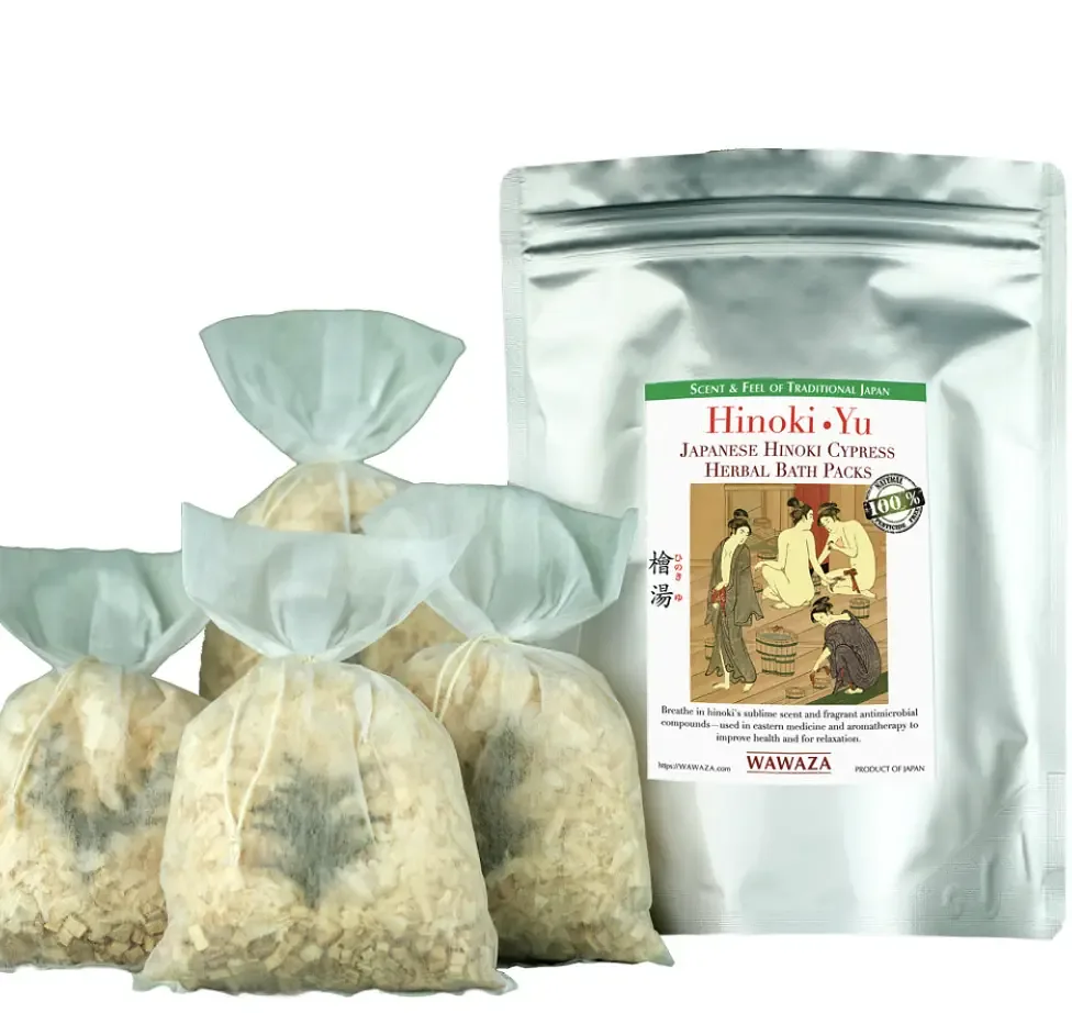 Wawaza Japanese Hinoki Cypress Herbal Bath Packs