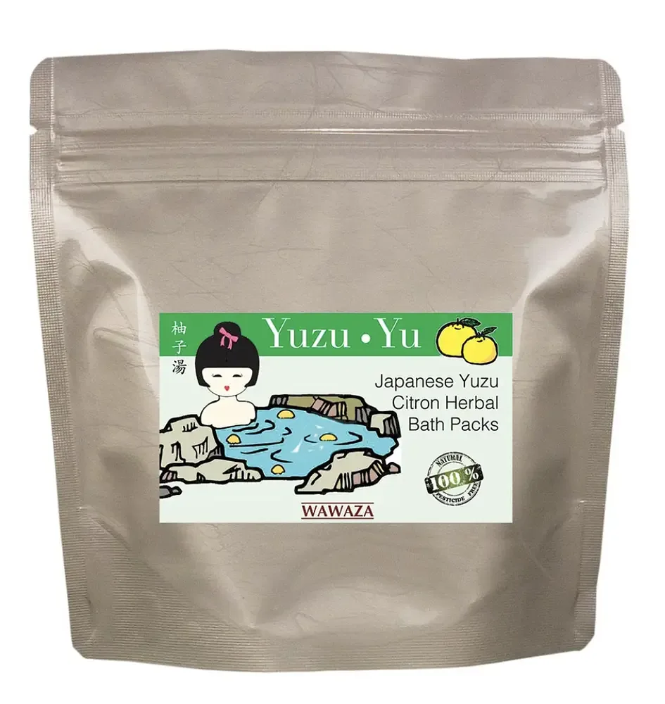 Wawaza Japanese Yuzu Citron Herbal Bath Packs