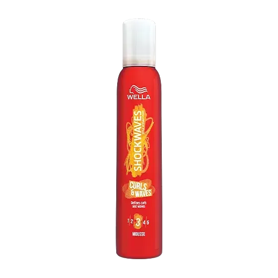 Wella Shockwaves Curls And Waves Mousse