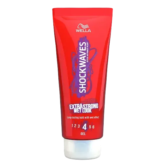 Wella Shockwaves Extra Strong Wet Look Gel