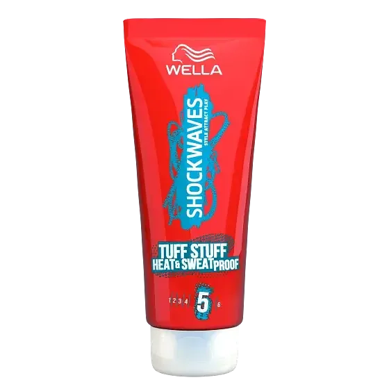 Wella Shockwaves Tuff Stuff Heat & Sweat Proof Gel