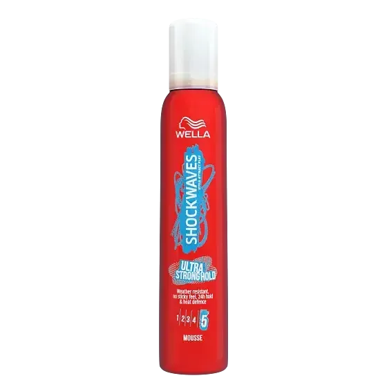 Wella Shockwaves Ultra Strong Hold Mousse