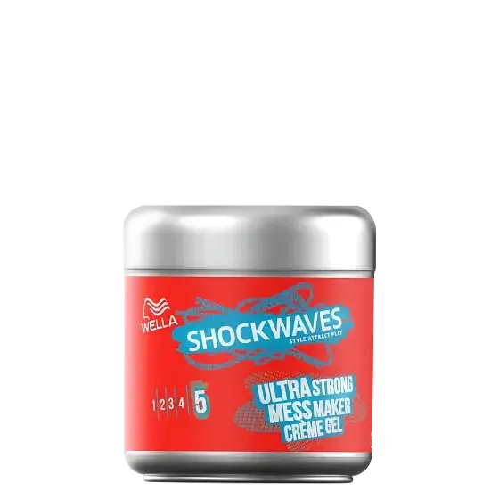 Wella Shockwaves Ultra Strong Mess Maker Crème Gel