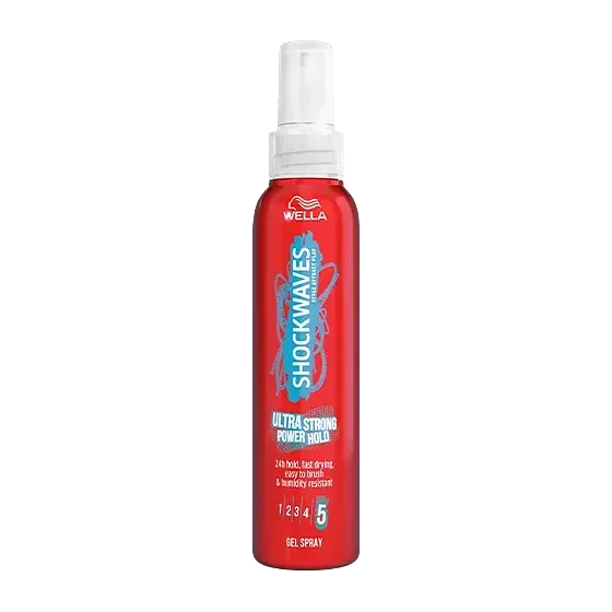 Wella Shockwaves Ultra Strong Power Hold Gel Spray