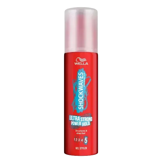Wella Shockwaves Ultra Strong Power Hold Gel Styler