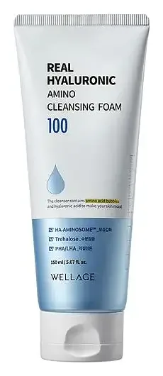 Wellage Real Hyaluronic Amino Cleansing Foam