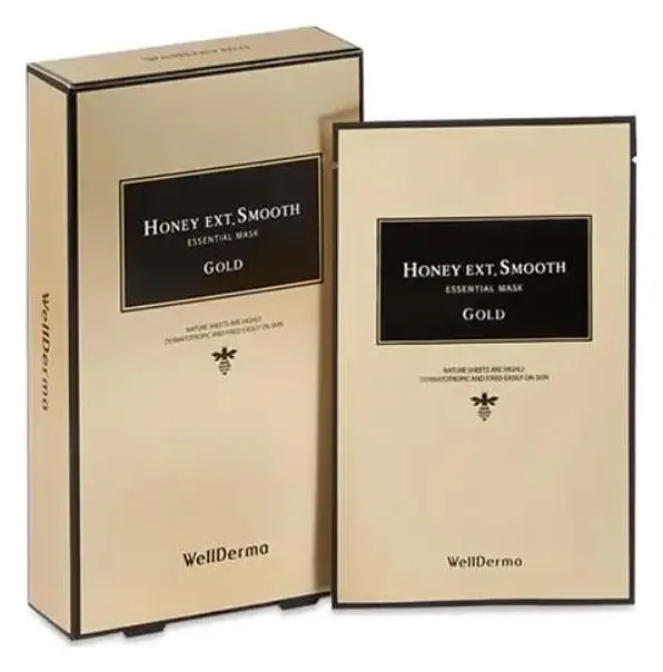 Wellderma Honey Ext. Smooth Essential Mask (Gold)
