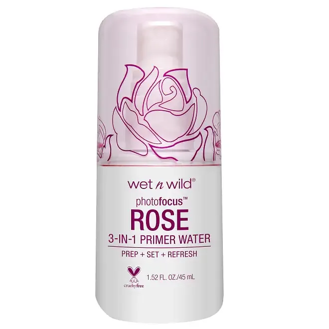 Wet n Wild Photo Focus Rose 3-In-1 Primer Water
