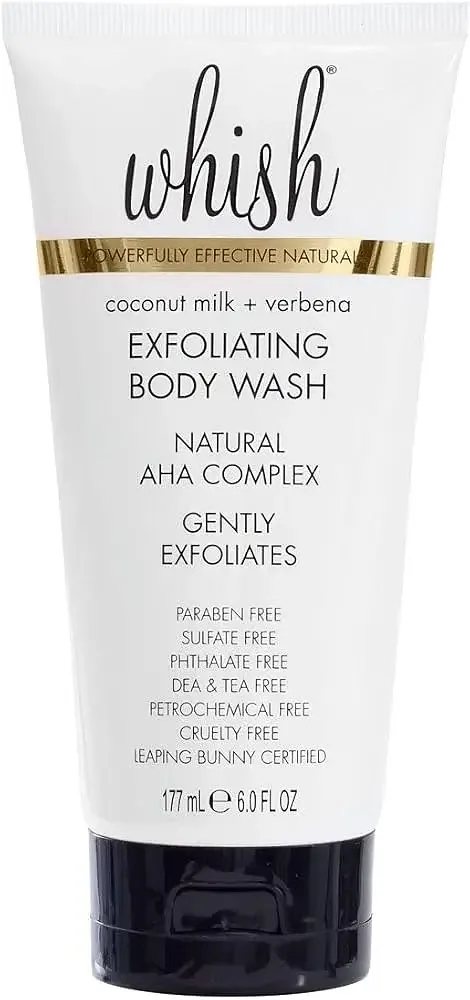 Whish Coconut Milk + Verbena Exfoliating Body Wash