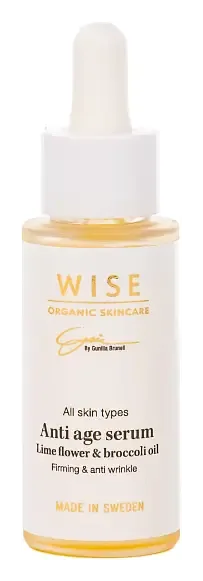 Wise Organic Skincare Anti Age Serum Lime Flower & Broccoli Oil
