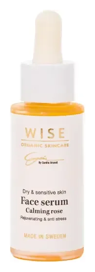 Wise Organic Skincare Face Serum Calming Rose