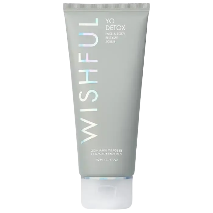 Wishful Yo Detox Charcoal Face & Body Enzyme Scrub