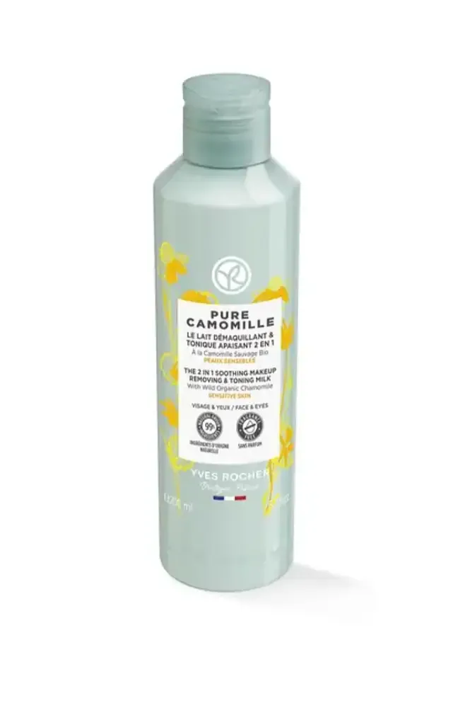 Yves Rocher Pure Camomille 2 In 1 Soothing Makeup Removing & Tonic Milk
