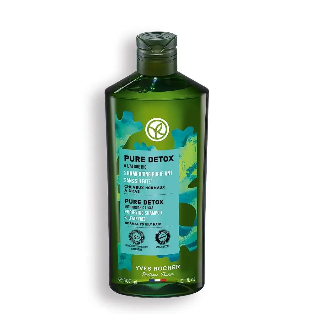 Yves Rocher Pure Detox With Organic Algae Purifying Shampoo
