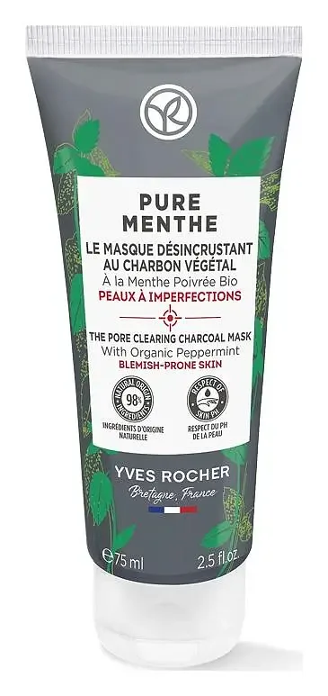 Yves Rocher Pure Menthe The Pore Clearing Charcoal Mask