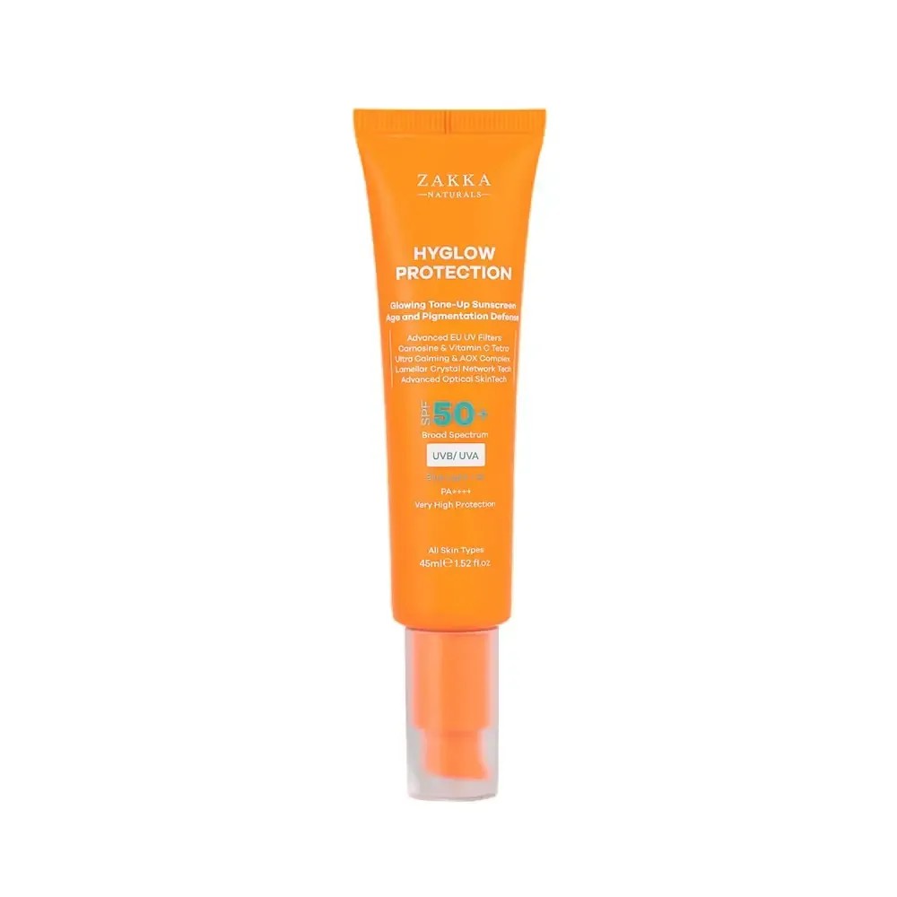 Zakka Naturals Hyglow Protection Glowing Tone-Up Sunscreen SPF 50+