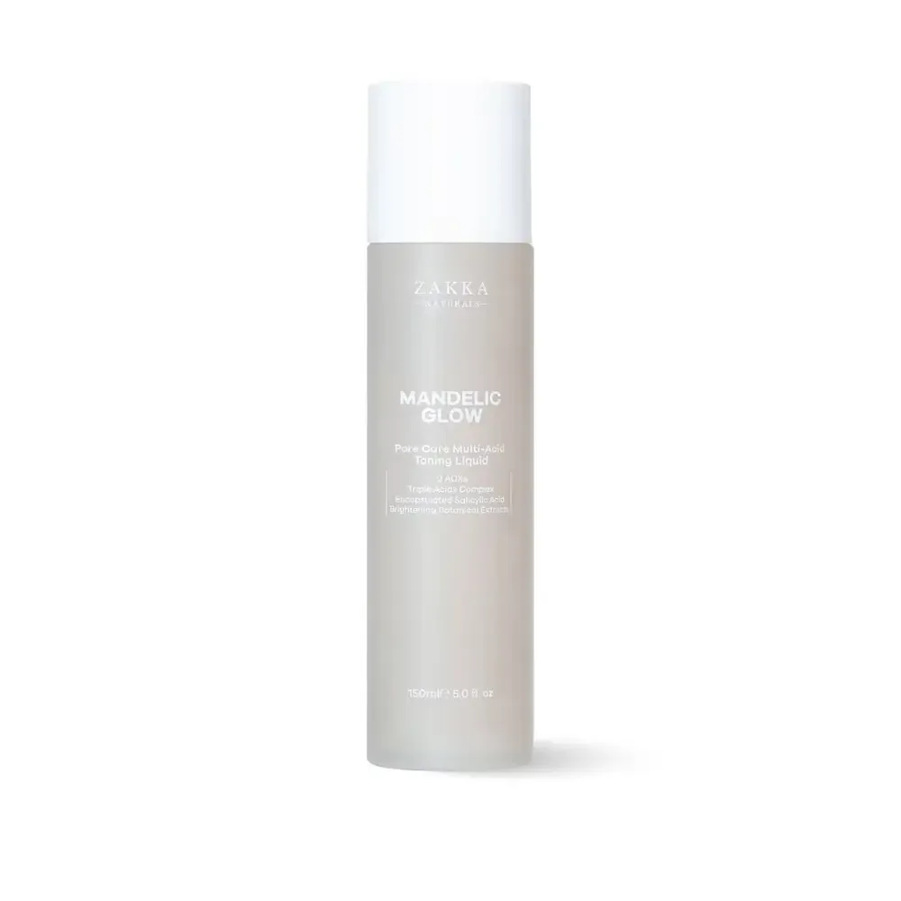 Zakka Naturals Toner AHA BHA Mandelic Glow Multi-Acid Toning Liquid