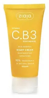 Ziaja Vitamin C.B3 Niacinamide Skin Renewal Night Cream
